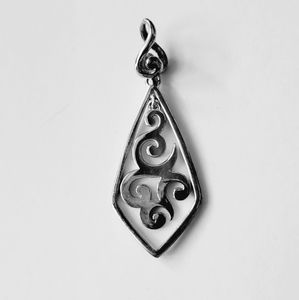 Silpada Sterling Silver Scroll Pendant